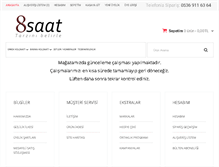Tablet Screenshot of 8saat.com